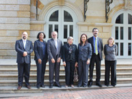 IACHR Plenary, Executive Secretary and Adjunt Executive Secretary during the in loco visit to Colombia