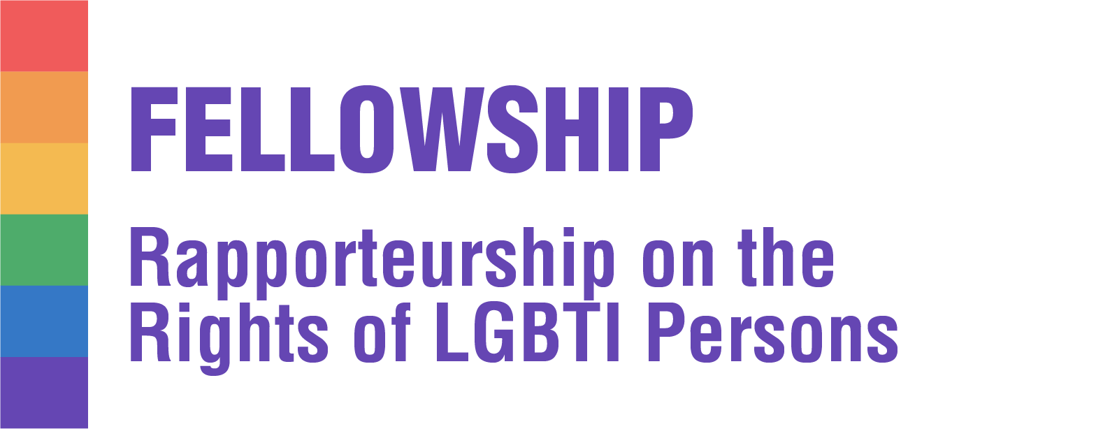 Fellowship for the Rapporteurship on the Rights of LGBTI people period 2024-2025