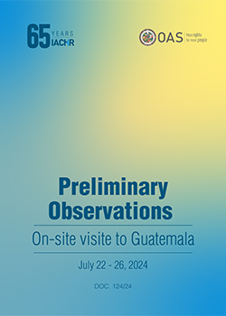 Preliminary Observations of On-Site Visit to Guatemala