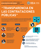 Foro Virtual: “La transparencia en las contrataciones públicas” 