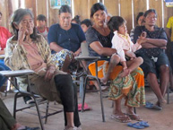 La Relatora Dinah Shelton sostuvo varias reuniones con comunidades de varios pueblos indgenas durante la visita a Paraguay en 2010