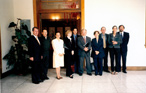 En Guatemala en 2004, la Relatora Susana Villarn y la delegacin de la CIDH junto al ex Vicepresidente Guatemala, Eduardo Stein, y otros representantes del Gobierno.