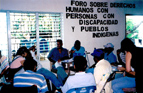 Puerto Lempira, Honduras, Agosto de 2004. Foro sobre Derechos Humanos para personas con discapacidad y Pueblos Indgenas