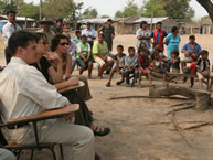 The IACHR met with the Yakye Axa community on September 3, 2007, in the Paraguayan Chaco