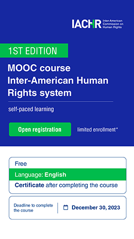 1st Edition of MOOC course on the Inter-American Human Rights System