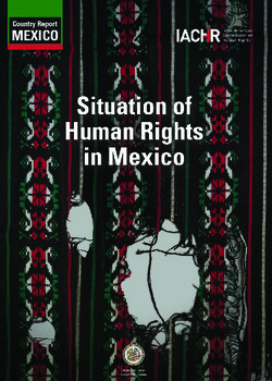 Situation of Human Rights in Mexico