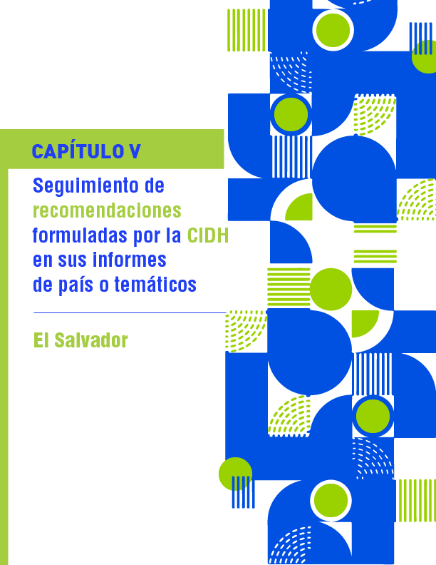 Segundo informe de seguimiento de las recomendaciones formuladas por la CIDH en el informe sobre la situacin de derechos humanos en El Salvador