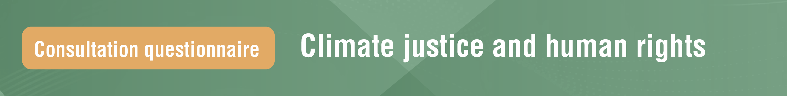 Call for Inputs: Climate Justice and Human Rights