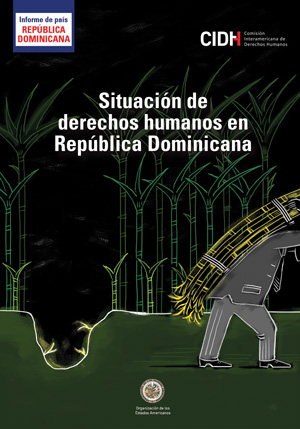 Tapa del informe de la CIDH, Situacion de derechos humanos en República Dominicana