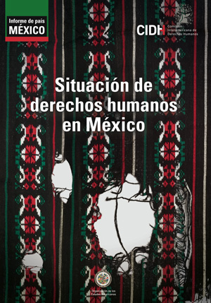 Tapa del informe de la CIDH, Situación de derechos humanos en México