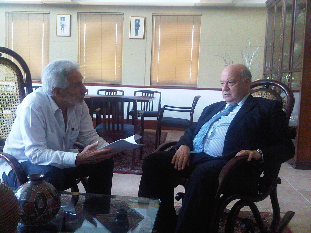 Secretario General se reúne con el Canciller de Nicaragua Samuel Santos(28 de septiembre de 2011)