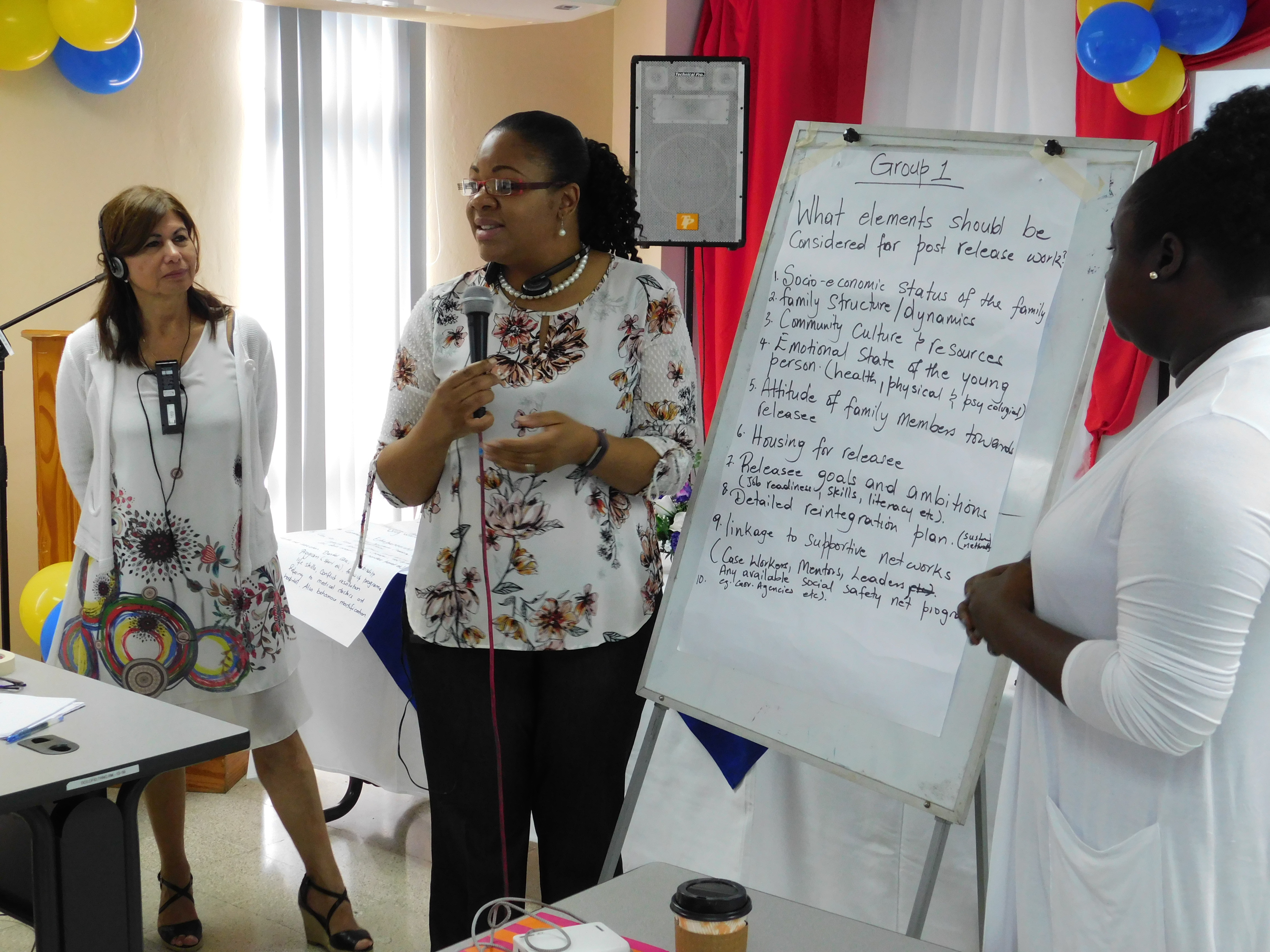 OAS New Path/SENAME Workshop on post-release services to Jamaican youth(January 22, 2019)