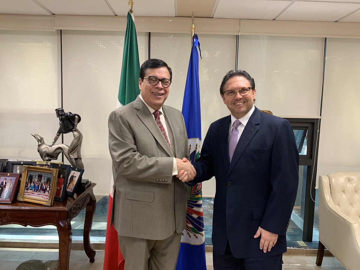 Visita del nuevo Embajador de Ecuador en México, Enrique Ponce De León(26 de septiembre de 2019)